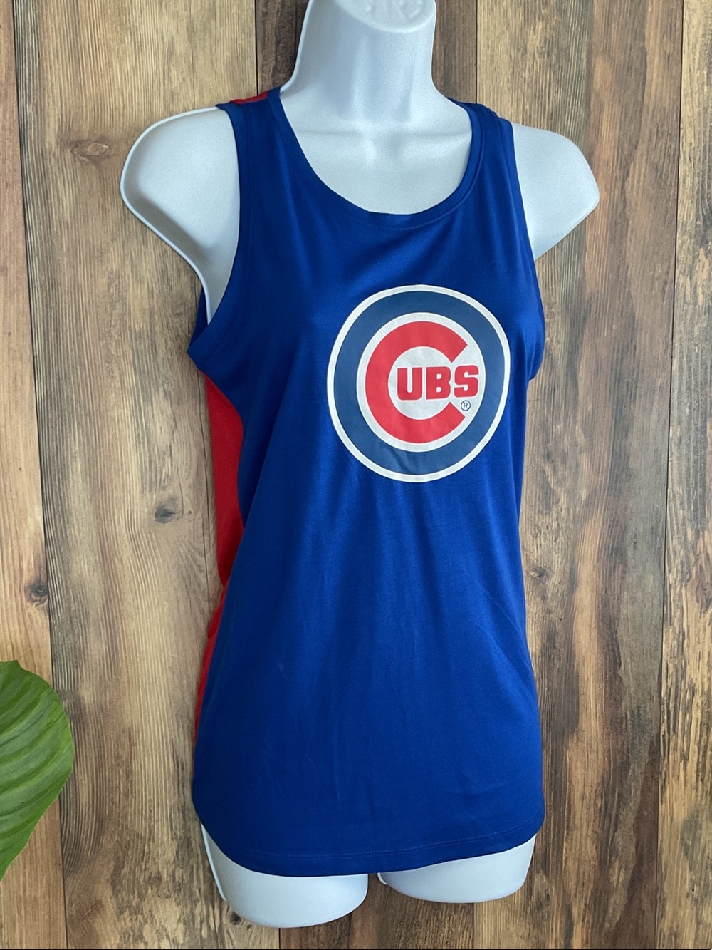 Genuine Merchandise Royal Blue and Red Chicago Cubs Tank Top XS    822B